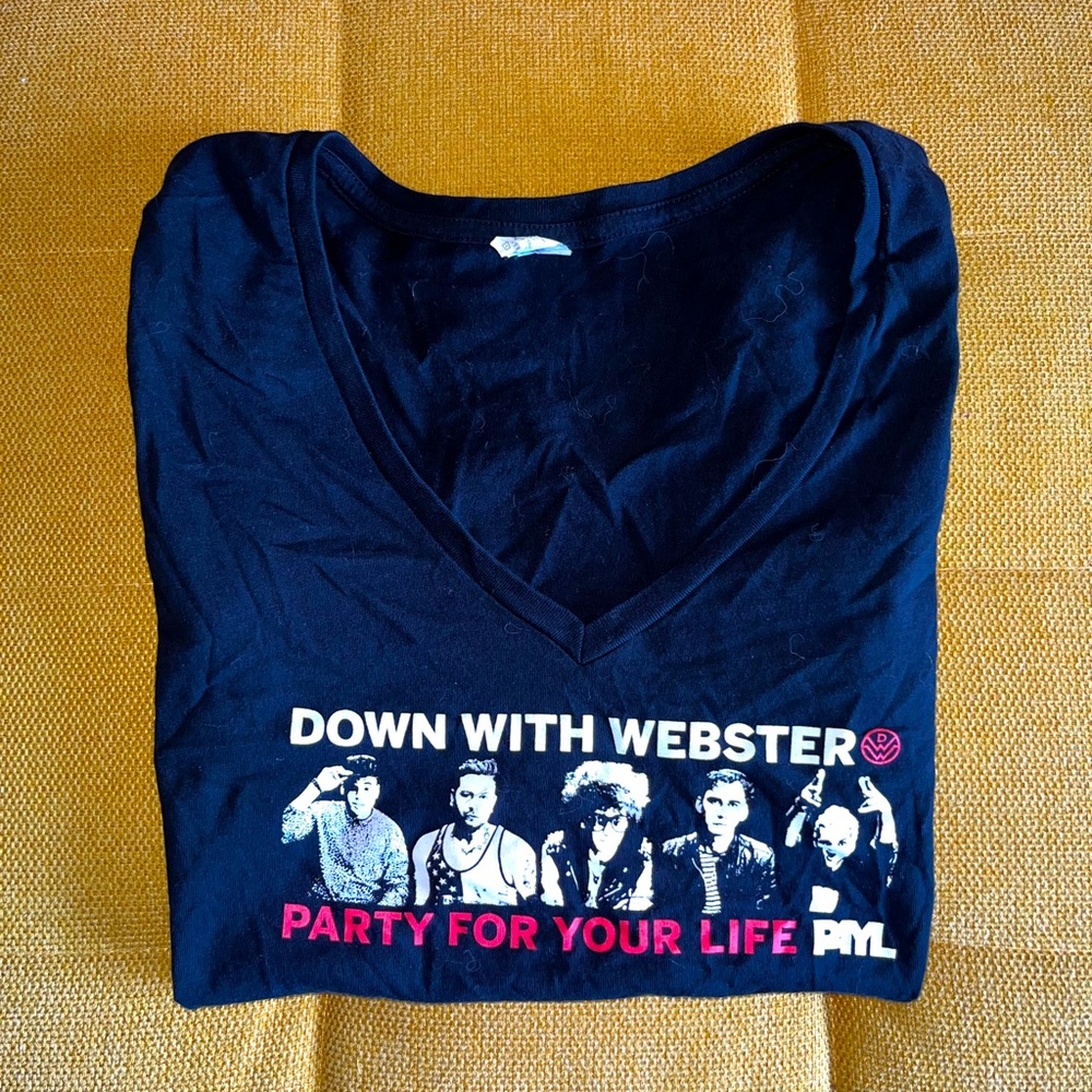 Down With Webster band t shirt